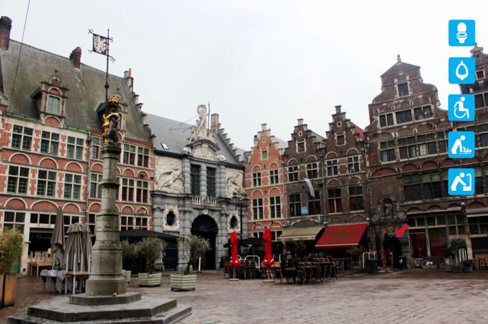 Foto bij Openbaar toilet/WC in Gent