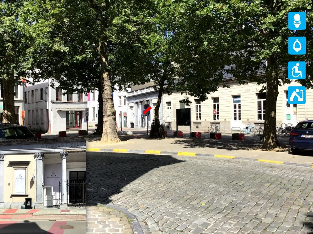 Foto bij Openbaar toilet Ottogracht in Gent